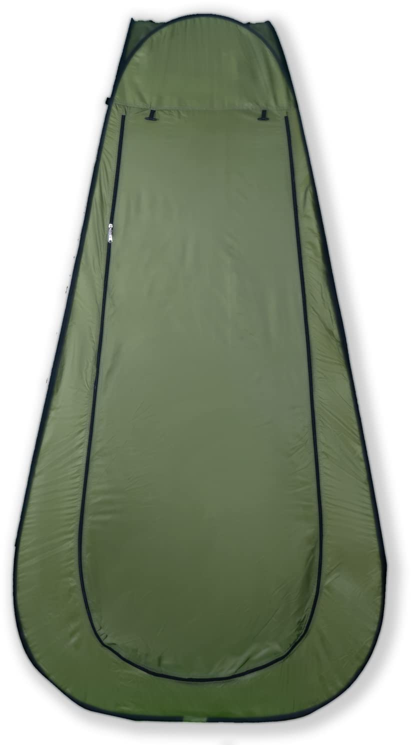 Portable Outdoor Instant Pop Up Tent Privacy Camping Shower Toilet Changing Room (Green)