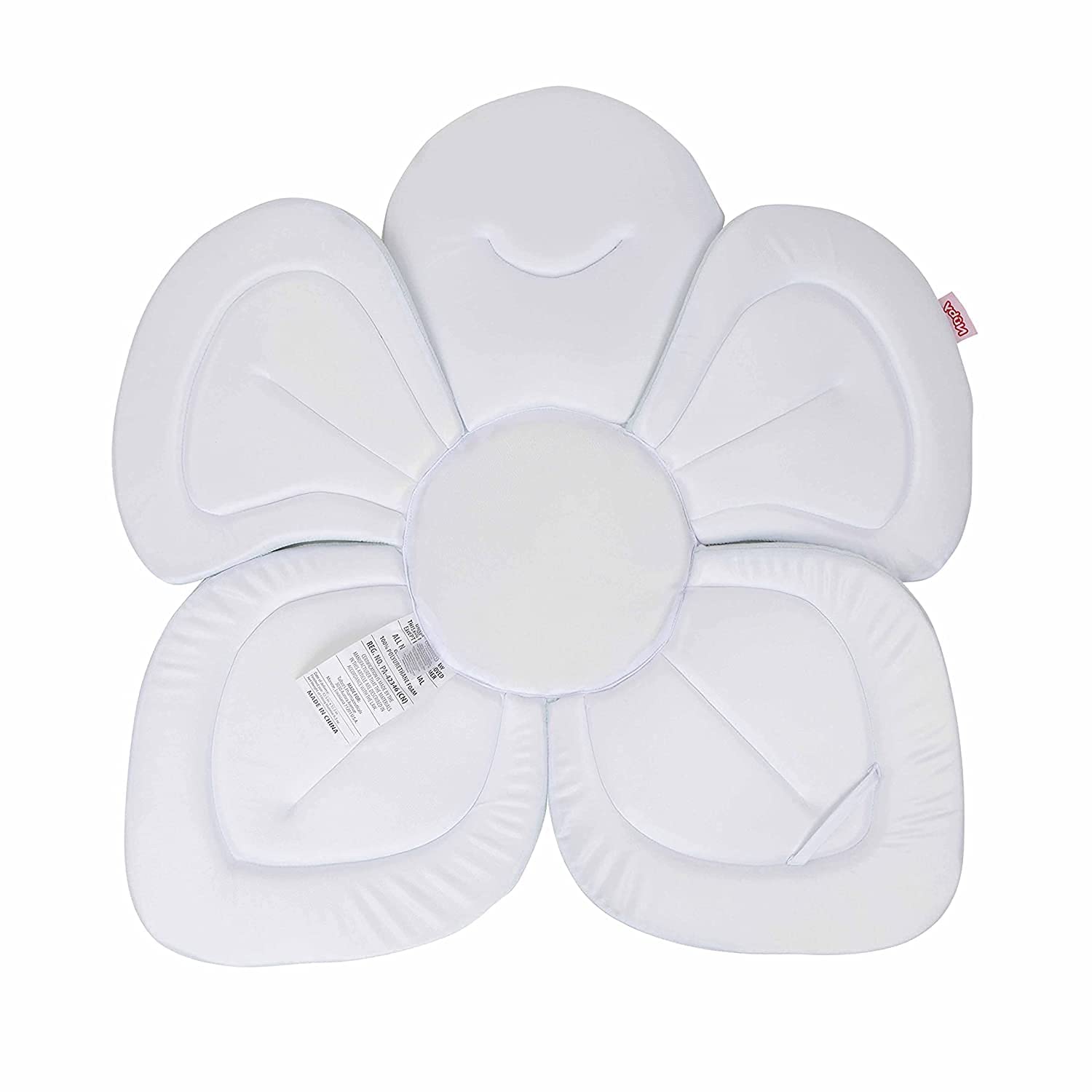 Nuby Turtle Baby Bath Cushion for Bathtub or Sink, Soft and Easy to Dry Fabric, 0-6 Months, Turquoise