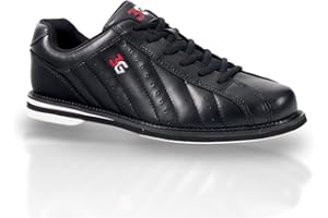 BOWLERSTORE PRODUCTS 3G Kicks Unisex Black Bowling Shoes- Wide Width