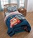 Disney/Pixar Cars 3 Movie Editorial Gray/Red 3 Piece Twin Sheet Set with Lightning McQueen & Jackson Storm (Official Disney/Pixar Product)
