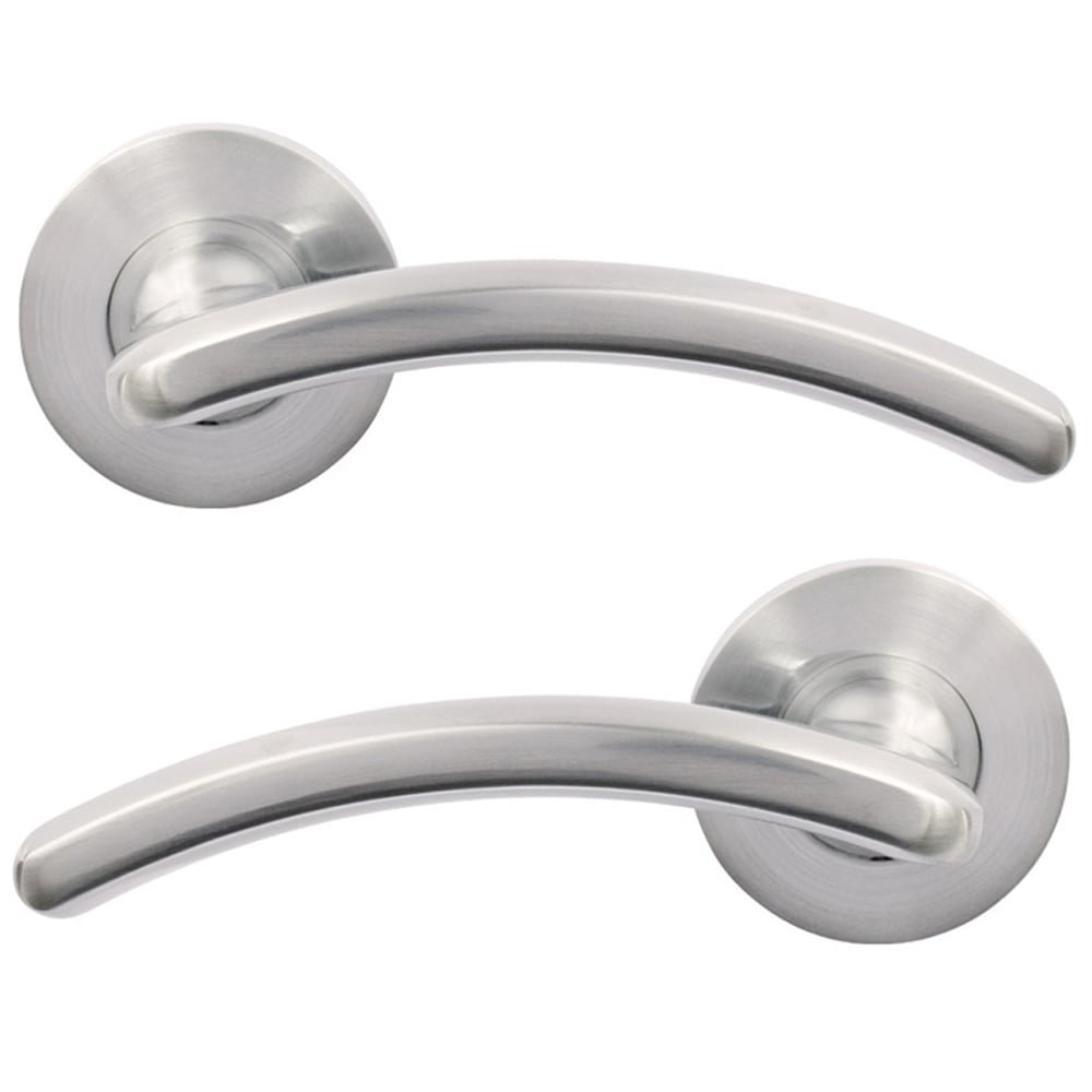 Jigetch JTF1210 Viper Door Handles, Satin Chrome