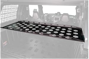 Tusk UTV Bed Cargo Rack Large Black Powder Coated Compatible with Polaris Xpedition 2024-2025 (Upper)