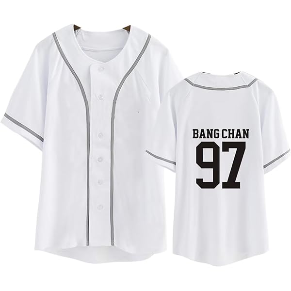 Amazon.com: Bangchan Felix Hyunjin Jersey Tshirt Jisung