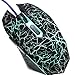 StudioIV. RGB Gaming Mouse, 4 DPI Settings Up to 2400 DPI, 6 Programmed Buttons for PC Computer Games Work & Laptop, Ergonomic USB Wired Optical Mouse Mice with 7 Colors LED Backlight, Blackthumb 1