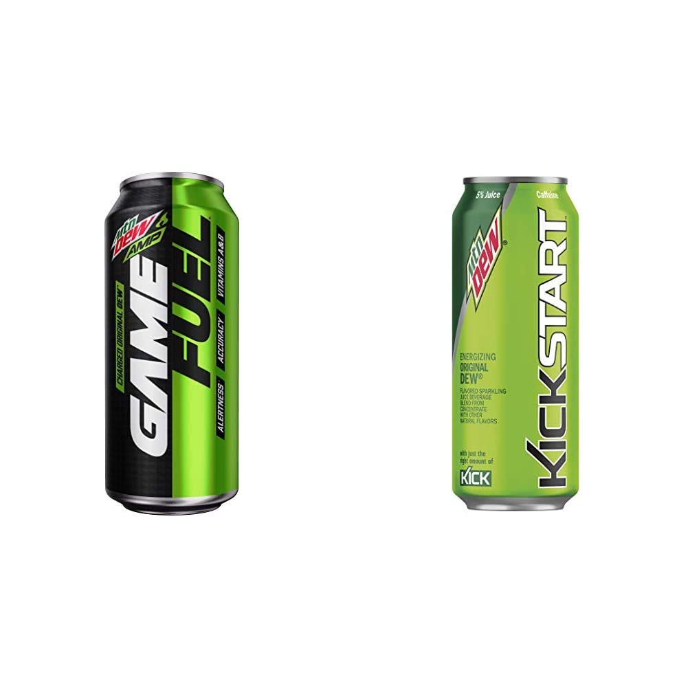Buy ain Dew AMP GAME FUEL, Charged Original Dew, 16 fl oz. cans (12