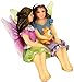 Miniature Fairy Garden Sisters Alice & May (Hand Painted) by Twig & Flower Gifts for Her