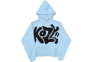 BLUBUKLKUN Kozy Hoodie Y2K Sweatshirt for Men Streetwear Hoodies Graphic Cropped Hoodie Men Unisex Long Sleeve Trendy