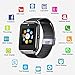 MSRM Water Splash Resistant Smart Watch Anti Lost and Hand free for Android 4.3 above and iPhone 5s/6/6s/7/7s (Partial Functions) (GB08 Black)