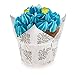 Panificio Premium 1.2-oz Baking Cups: Regular-Petal Paper Baking Cups Perfect for Muffins, Cupcakes or Mini Snacks – Vintage Floral Design – Disposable and Recyclable – 200-CT