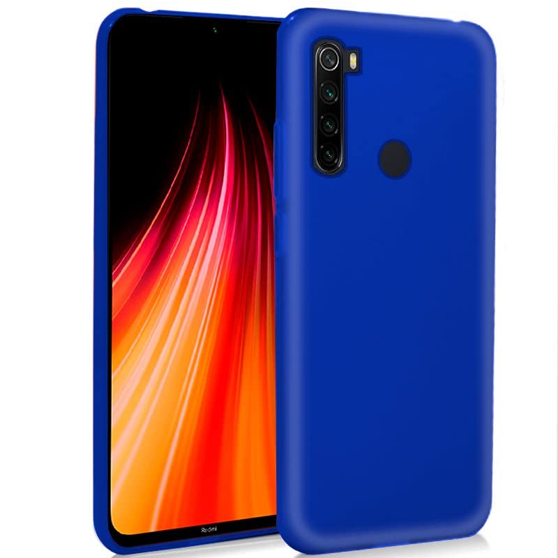 Cool Silicone Case for Xiaomi Redmi Note 8 / Note 8 (2021) Blue