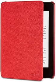 Amazon Kindle Paperwhite Leather Cover (10th Generation - 2018 Release), Red