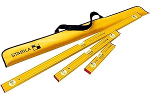 Stabila Pro Set 80 AS Spirit Levels with Carrying Case