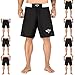 Elite Sports NEW ITEM Black Jack Series Fight Shorts,White,X-Large