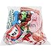 Nolsen Dog Toys Gift Set 10 Pack Puppy Chew Rope Squeak Toy for Medium to Small Doggie