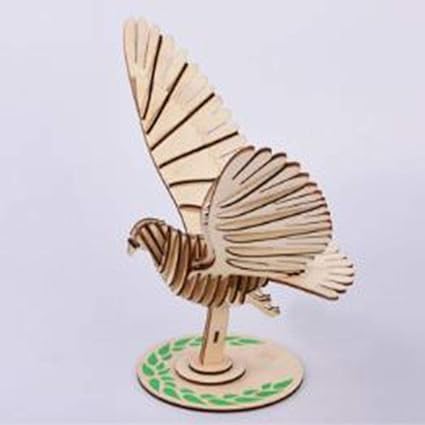 Amazon Com Wooden Model Assembly Kit Diy 3d Wooden Toys Animal
