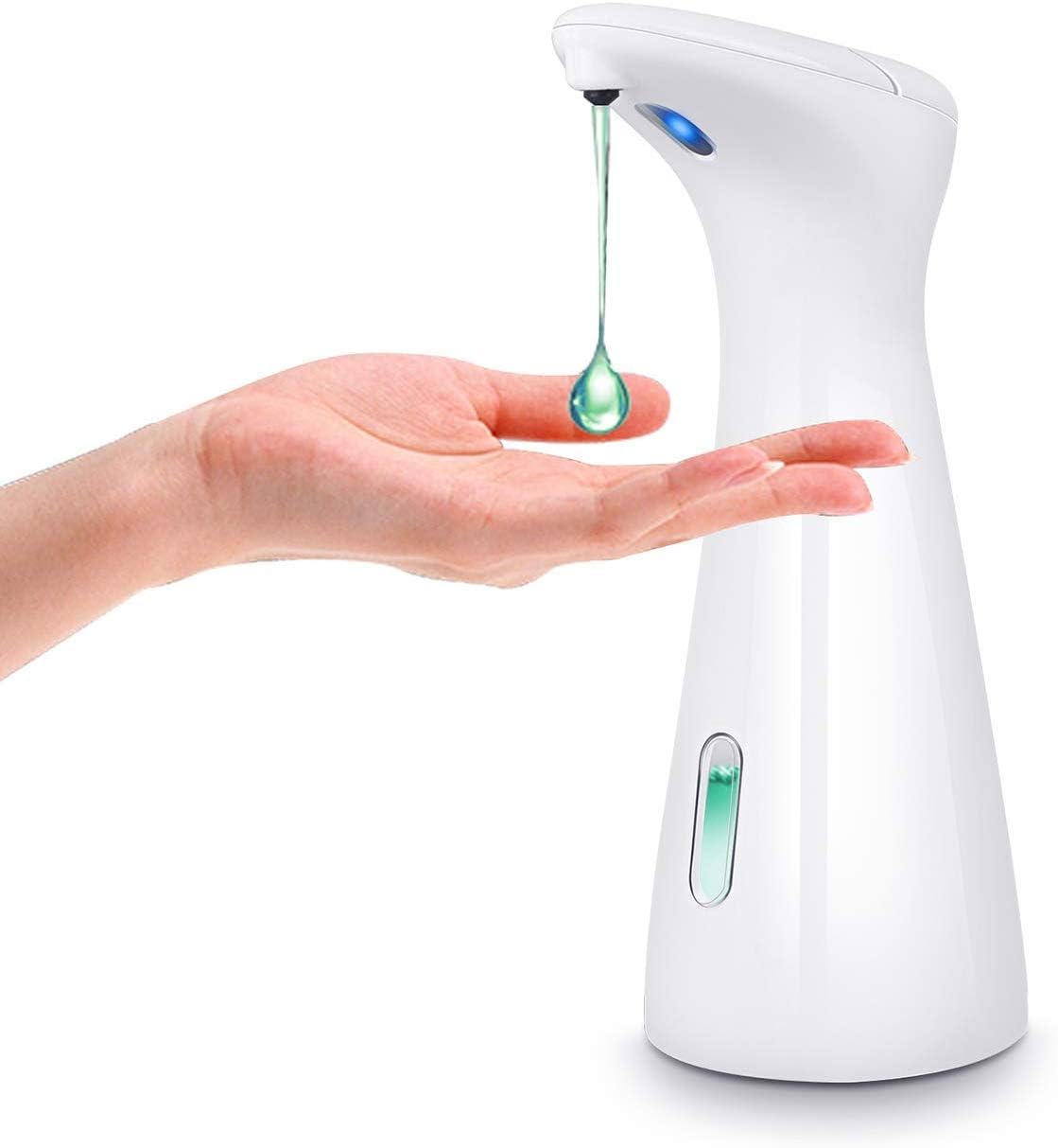 Getue Automatic Soap Dispenser Touchless Soap Dispensers Sensor Soap Dispenser Pump Electric Soap Dispenser Liquid Soap Dispensers for Bathroom Kitchen (200ML)