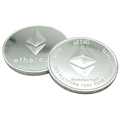 GARASANI 2 Pack Ethereum Coin Commemorative Coin