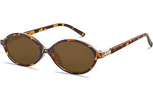 BOTEN Retro Oval Sunglasses for Women Men Small 90s Sun Glasses Trendy Round Shades Cute Designer Sunnies