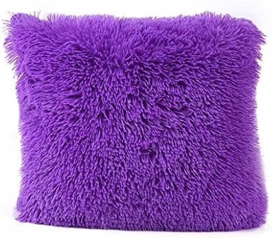 TwoYears Fashion Pillow Case Sofa Waist Throw Cushion Cover Home Decor (Purple)