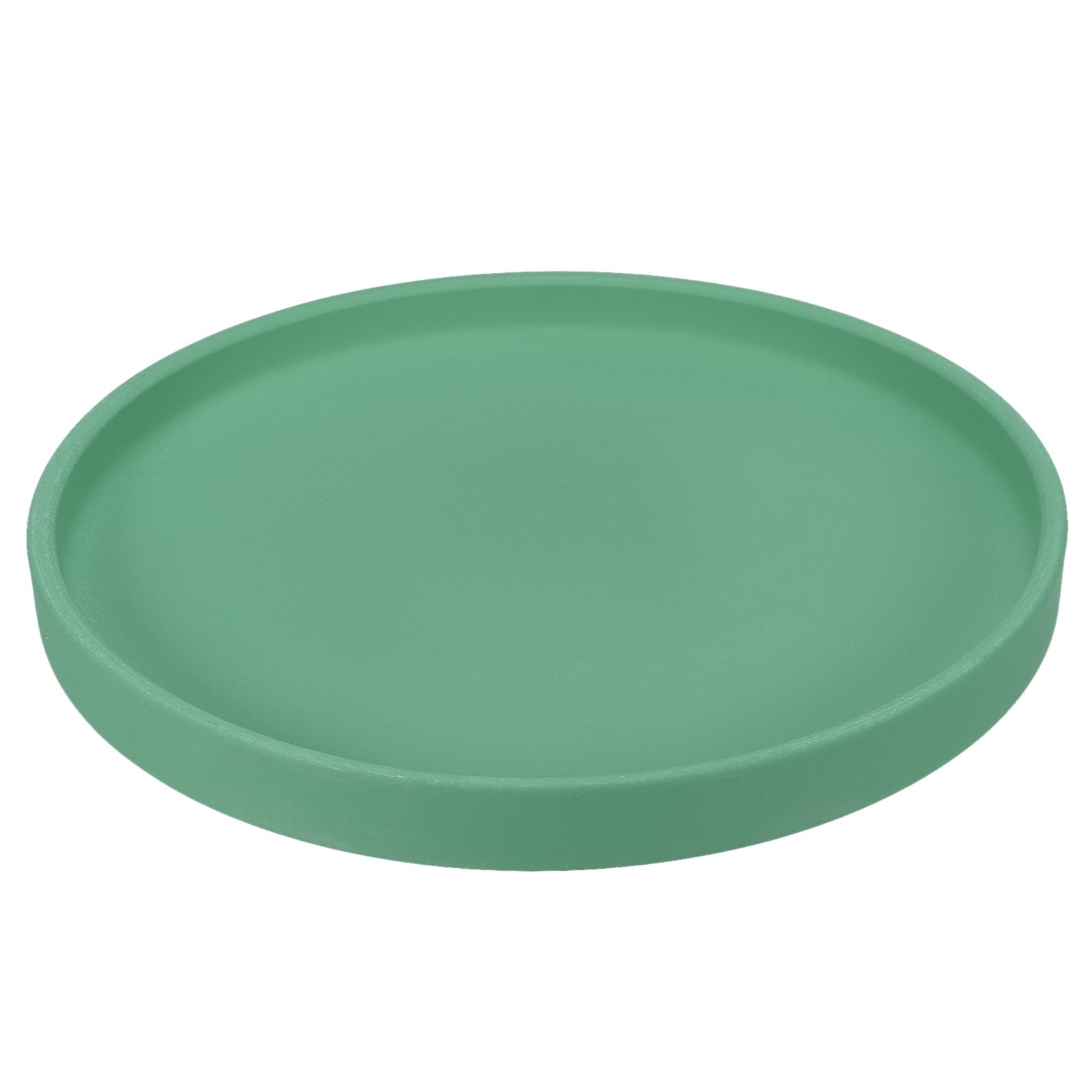 PATIKIL 8.9 Inch Round Ceramic Plant Saucer, Plant Saucer Tray Flower Planter Drip Tray for Indoors Outdoors Patio Balcony, Teal