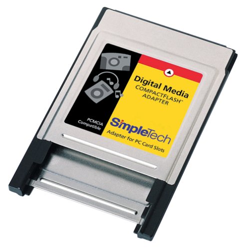 SimpleTech STI-CFAD FlashLink PC Card Adapter for Type I CompactFlash cards