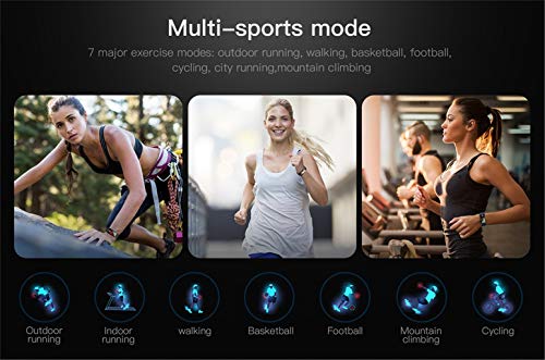 image for WoCoo Fitness Tracker Waterproof Blood/Oxygen Pressure Monitor,Smart W