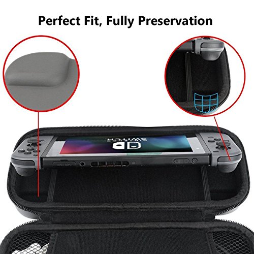 image for Nintendo Switch Accessories, Portable Travel Protective Storage Bag, C
