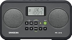 Sangean PR-D19BK FM Stereo/AM Digital Tuning