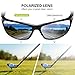 OMore Polarized Sports Sunglasses, Solar Shield Wayfarer Goggles, UV400 Protection with TR90 Frame