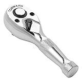 TOMMARS 3/8-Inch Drive Stubby Ratchet Mini Ratchet