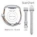 Joyozy Bling Bands Compatible Fitbit Charge 2, Womens Slim Glitter Fitness Wristbands Replacement Accessories Straps(Silver&Silver)