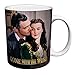 Gone with the Wind Rhett and Scarlett Embrace Classic Hollywood Romance Movie Film Ceramic Gift Coffee (Tea, Cocoa) 11 Oz. Mug