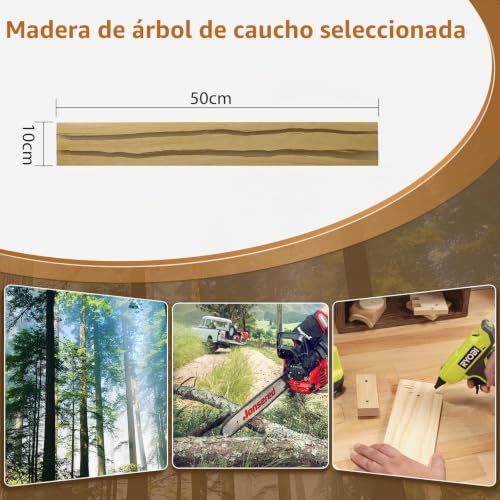 ZMH Indoor LED Wall Lamp Industrial Vintage Wall Lamp Wood Wall Lamp 8W Warm White with for Bedroom Hotel Restaurant Cafe Room