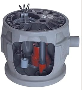 Liberty Pumps P382LE51/A2-EYE 1/2 hp Pre-Assembled Simplex Sewage System with NightEye Technology, 10' Cord and 2