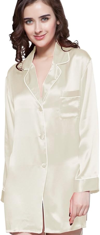 ladies long silk nightdresses