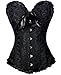 Pandolah Women's Boned Lace Up Back Corset
