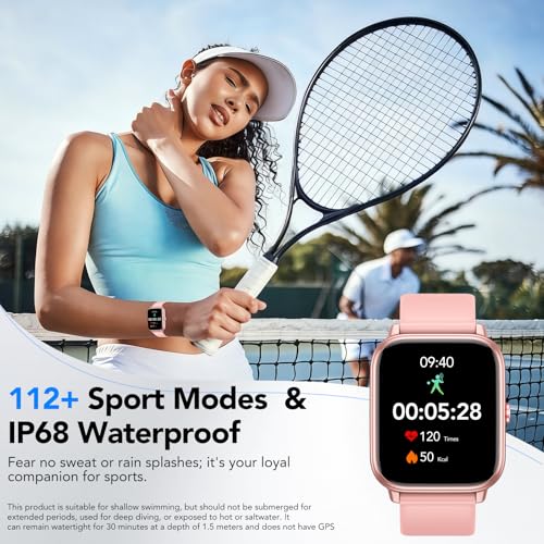 Smart Watches for Women, 20 Days Battery Smart Watch Answer Dial Call Smartwatch 1.83" Fitness Trackers with Heart Rate/Sleep/Fitness Monitor IP68 Waterproof Activity Tracker for Android iOS Watch