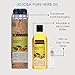 Soulflower Jojoba Carrier Oil for Moisturizing Hair, Makeup Remover, Face & Skin Care - 100% Pure, Organic, Natural Cold Pressed Oil, Ecocert Cosmos Organic Certified, 6.77 fl oz
