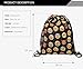 Drawstring Backpack for Traveling or Shopping Casual Daypacks School Bags (Emoji-b)