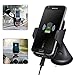 Wireless Charger Car Mount, Wireless Vehicle Dock Phone Mount Holder for Samsung Galaxy S7/S7 Edge/S7/S6/S6 Edge plus, Note 5,iPhone 8, 8 Plus, iPhone X and Other Qi-Enabled Devices