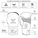 Jayefo Glorious Professional Boxing Gloves with Gel - Leather Sparring Gloves for Boxing, Kick Boxing, Muay Thai and MMA - Heavy Bag Gloves for Heavy Boxing Punching Bag - 16 OZ - Red