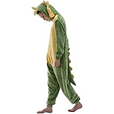 Snug Fit Unisex Adult Onesie Pajamas, Flannel Cosplay Animal One Piece Halloween Costume Sleepwear Homewear