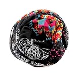 Bohemian Sugar Skull Scarf (Infinity-Black)