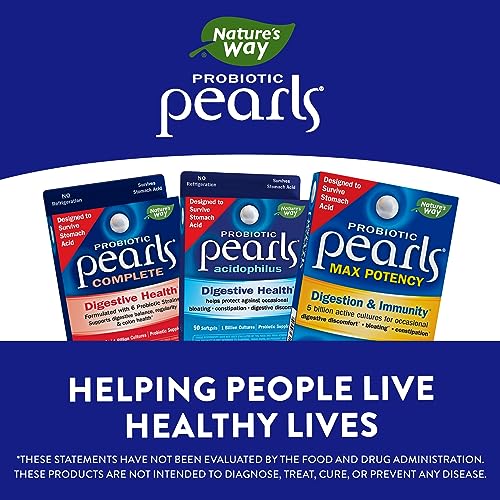 Nature's Way Probiotic Pearls Acidophilus, Digestive and Immune Health