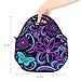 icolor Purple Flower Insulated Lunch Portable Carry Tote Picnic Storage Bag Lunch box - Bag Handbag Cooler warm Pouch Tote bag