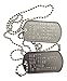 Custom Military Style Dog Tags Matte Finish