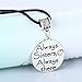 Sister Gifts Always Sister Always There Vintage Pendant Necklace Gift for Women Girl Sister Mother Friends Gifts from Sister Brother