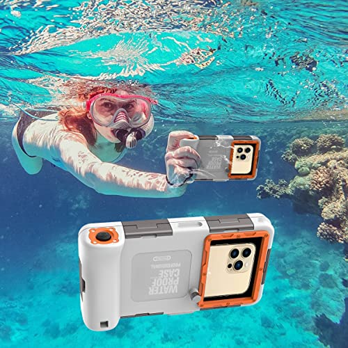Waterproof Smartphone Case IPX8 Waterproof Phone Pouch Compatible with iPhone 17 Air 17 Pro 17 Pro Max 16e 15 16 Plus 15 16 Pro 15 16 Pro Max Samsung S25 S24 S23