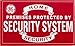 GE SmartHome Security Sign with Yard Stake and Window Decals, Home Protection Warning, Premises Protected by Security System, 45400