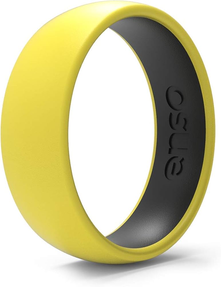 Two Great Colors One Amazingly Comfortable Ring. Enso Rings Dual-Tone Silicone Ring